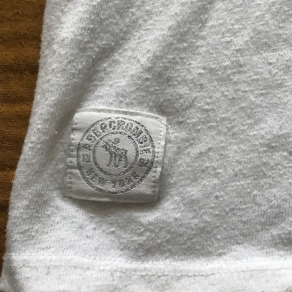 Abercrombie Kids - White and Mint Green Top - Picture 5 of 6